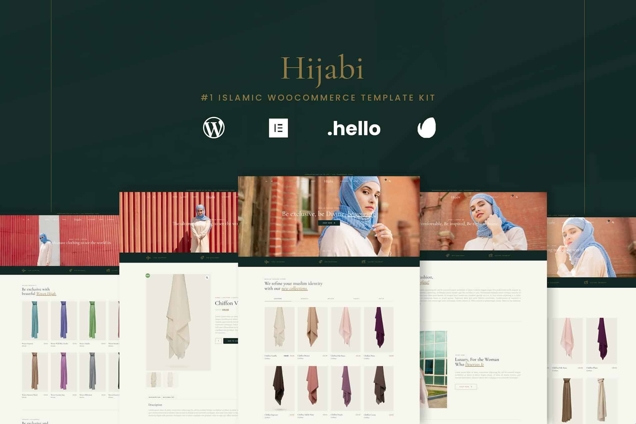 Hijabi - Muslim Shop Woocommerce Elementor Template Kit