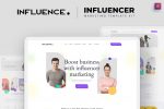 Influence - Influencer Marketing Agency Elementor Template Kit