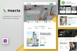 Insecta - Pest Control & Disinfection Elementor Template Kit