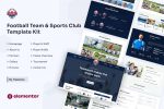 Intera | Football Team & Sports Club Elementor Template Kit
