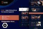 Lavale – Lawyer Attorney And Law Firm Elementor Template Kit