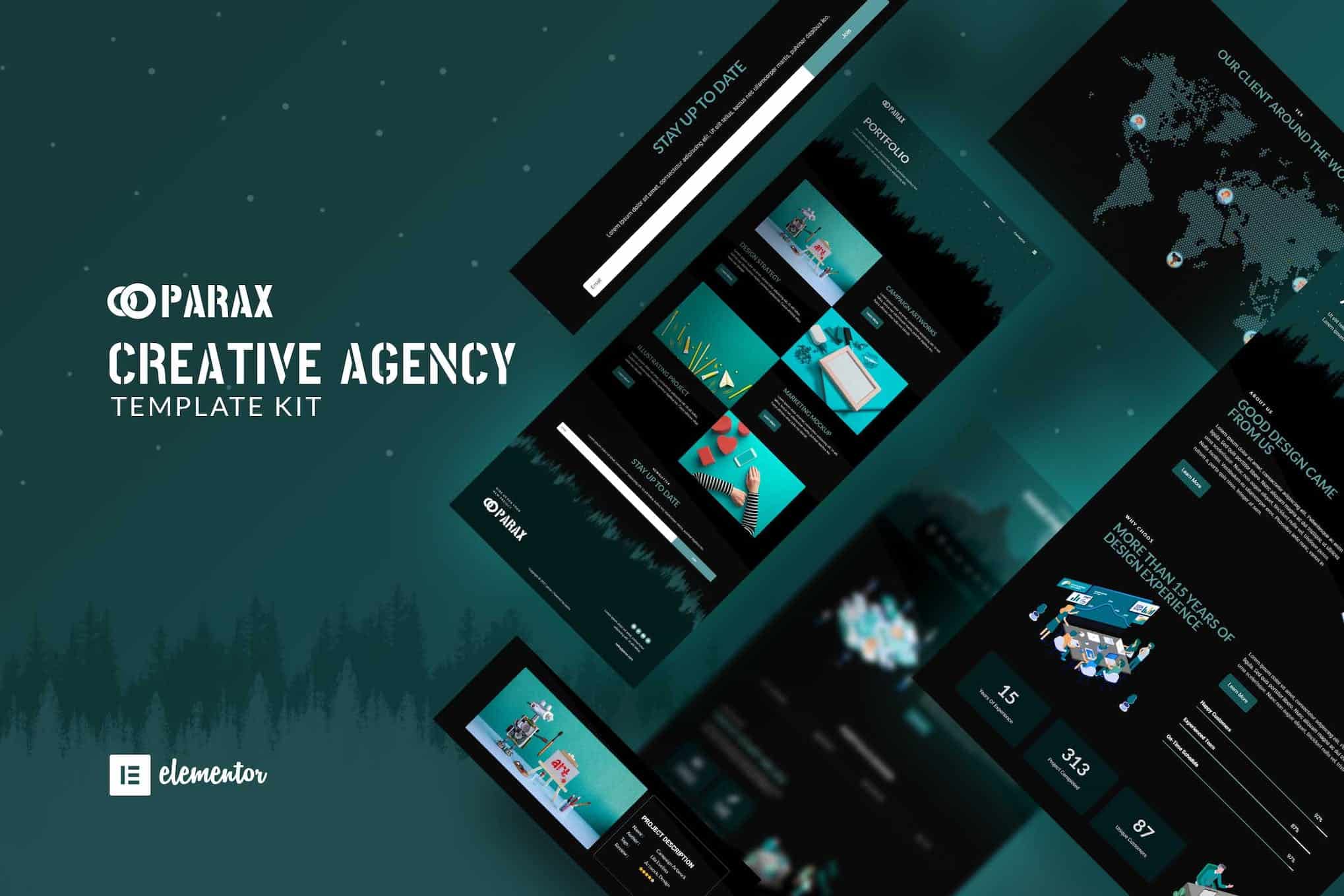 Parax - Creative Agency Elementor Template Kit