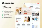 PetZone - Pet Care Services Elementor Template Kit