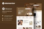 Shimmer - Modern Jewelry Store Elementor Template Kit