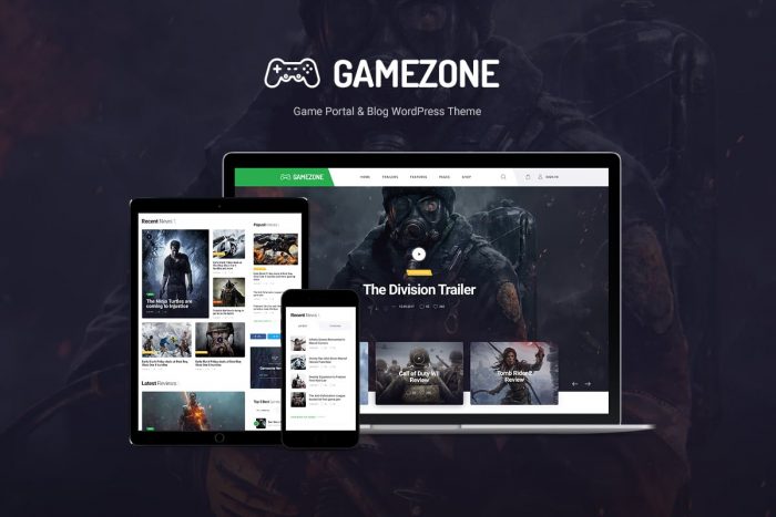Gamezone Theme by ThemeRex